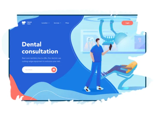 طراحی سایت کلینیک دندان پزشکی