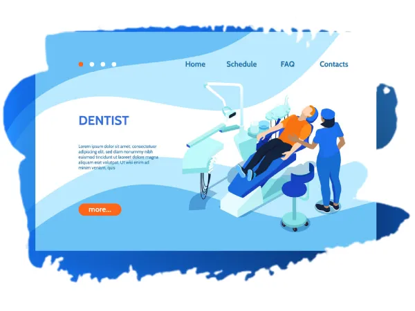 خدمات طراحی سایت کلینیک دندان پزشکی